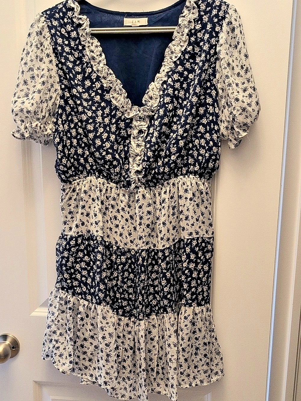 E&M Floral Mini Dress
